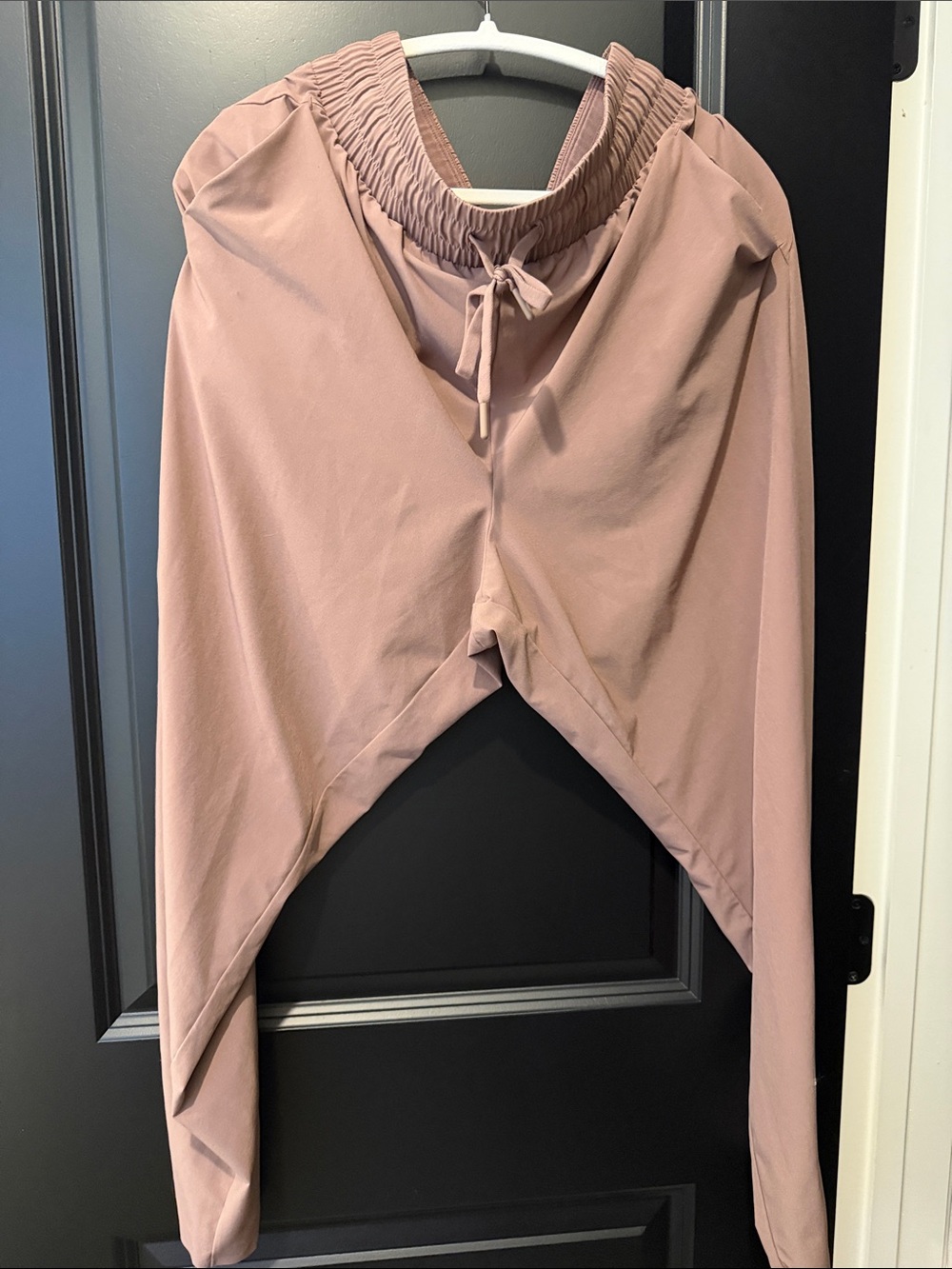 all in motion Rose Smocked Neck Pullover Hoodie